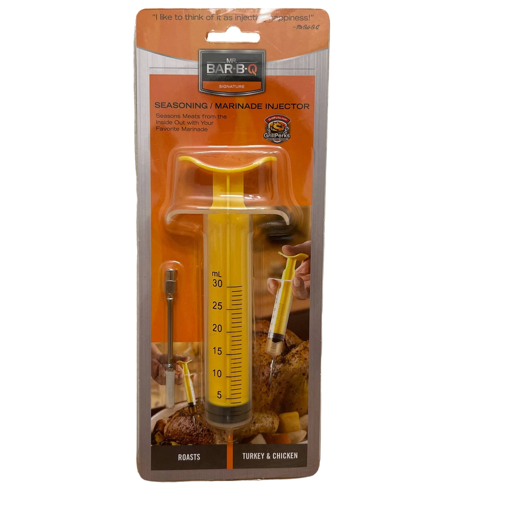 Grill Perks Mr. Bar-B-Q seasoning Marinade Injector NWT